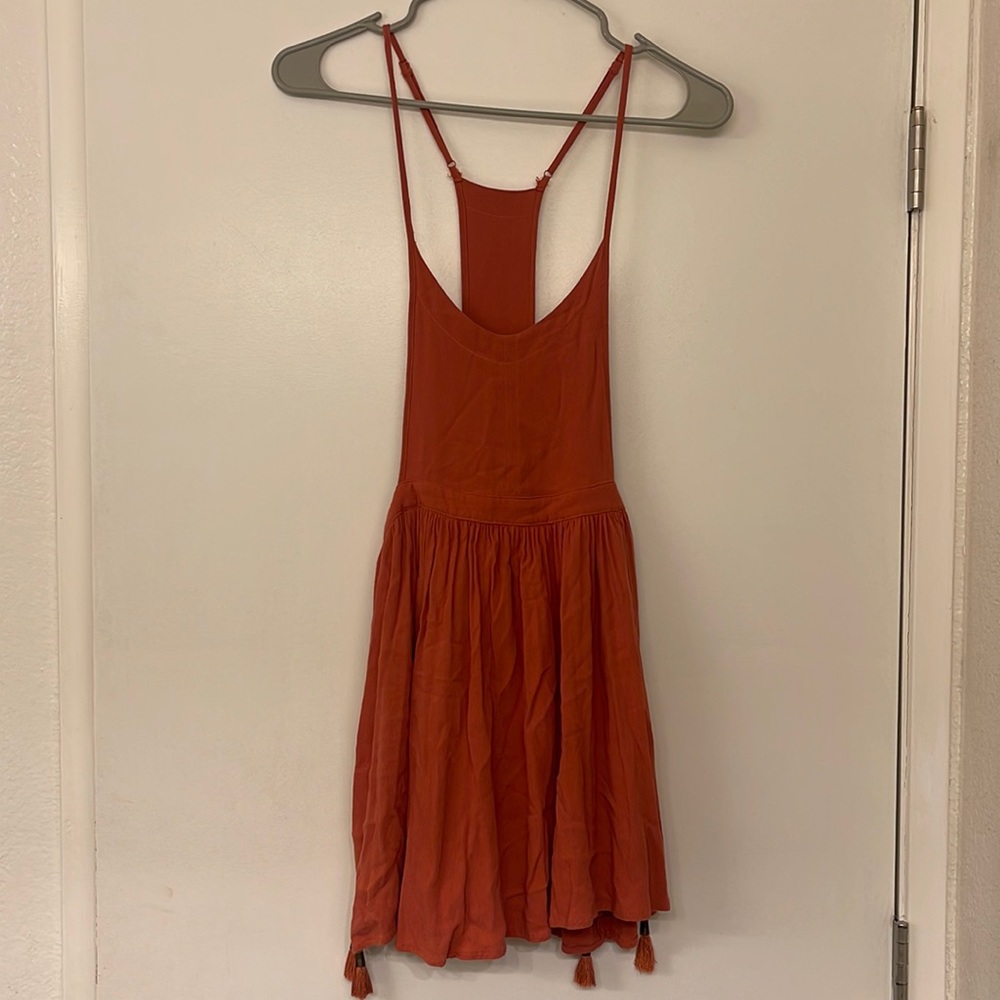 Free people overall mini dress/tunic